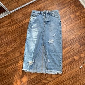 Jean skirt